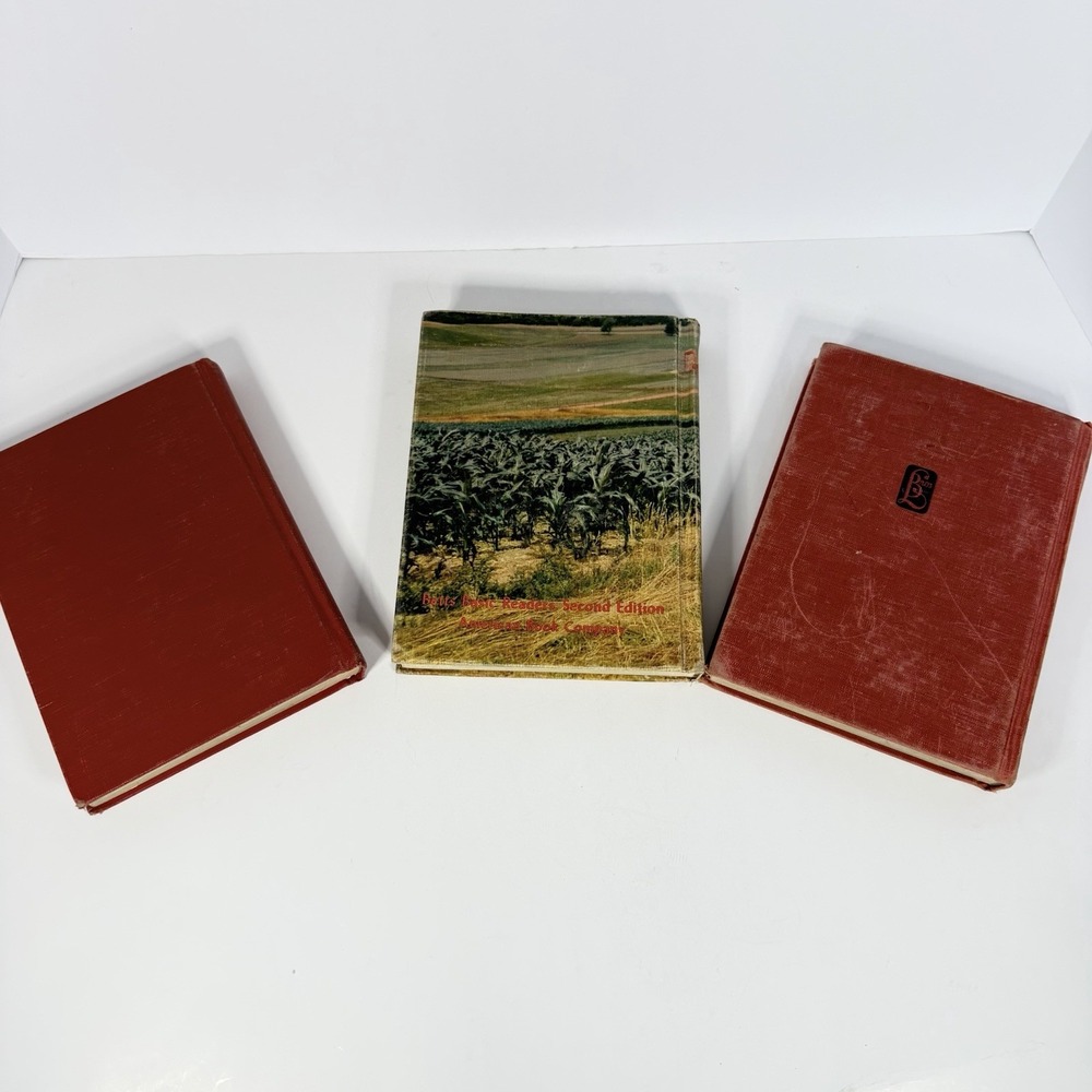 Vintage 1940s–1950s Basic Readers School Books Lot of 3 Hardcover - Picture 6 of 10
